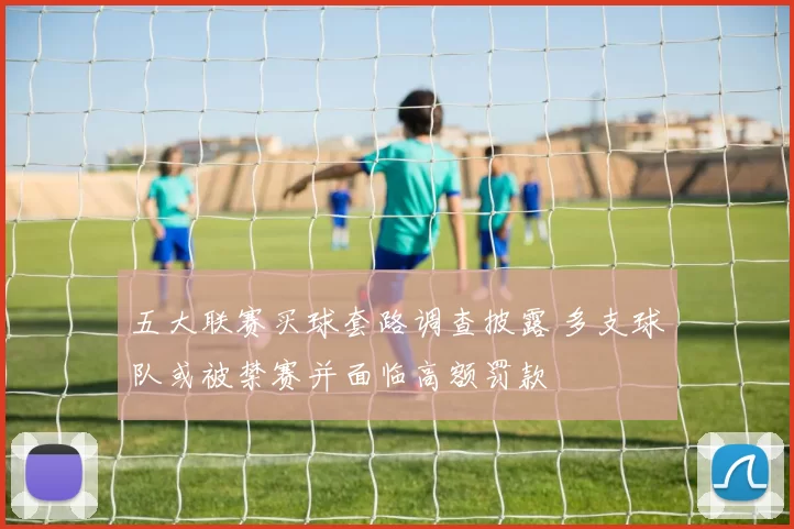 五大联赛买球套路调查披露 多支球队或被禁赛并面临高额罚款