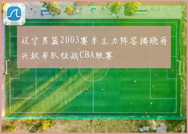 辽宁男篮2003赛季主力阵容揭晓蒋兴权率队征战CBA联赛
